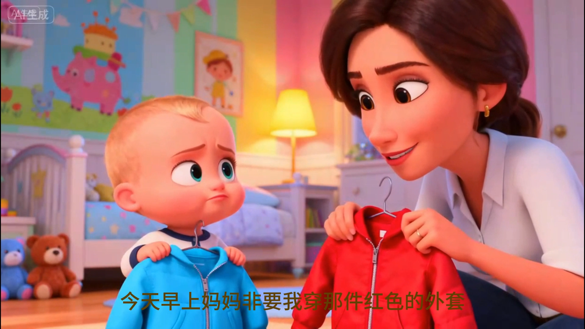 S52欧美卡通育儿工作流“|”宝妈网