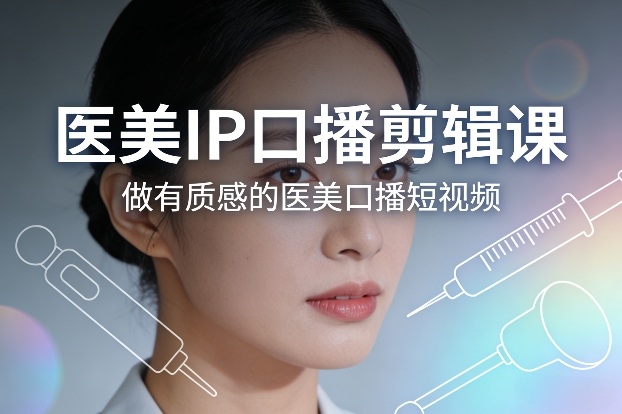 医美IP口播剪辑课，做有质感的医美口播短视频宝妈网-宝妈学习网-宝妈AI网-宝妈工作流网宝妈网|宝妈学习网|宝妈AI网|宝妈工作流网|宝妈扣子网