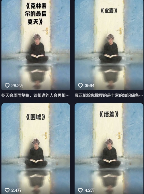 AI制作爆款书单，抖音42粉丝博主书单号制作拆解，单条视频28W赞|宝妈创业网