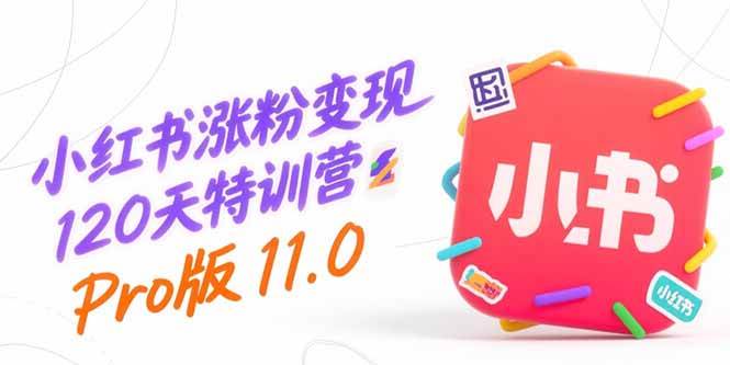 （15432期）小红书涨粉变现120天特训营Pro版11.0：从0到1掌握平台运营,内容制作和变现|宝妈创业网