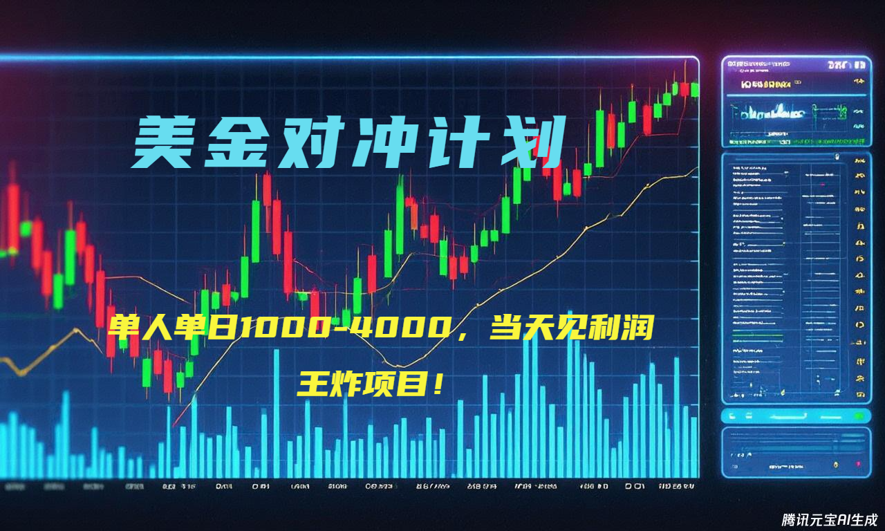 2025年最暴力项目“美金先登计划”最新最强对冲战法，每日实际收益1K-4K|宝妈创业网