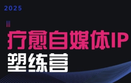 2025治愈自媒体IP训练营，专为疗愈领域从业者打造|宝妈创业网