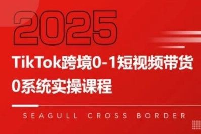 TikTok跨境0-1短视频带货，系统拆解TikTok跨境带货全链路，实现跨境可持续盈利|宝妈创业网