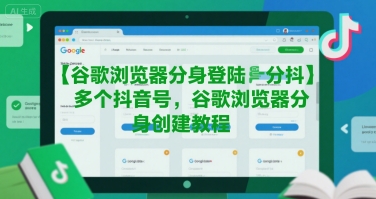 谷歌浏览器分身登陆多个抖音号，谷歌浏览器分身创建教程|宝妈创业网