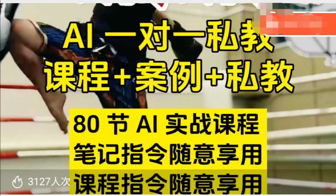 AI指令实战课，课程+案例，80节AI实战课程，笔记指令随意享用，课程指令随意享用（更新7月）|宝妈创业网