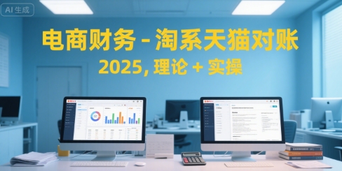 电商财务-淘系天猫对账2025，理论+实操|宝妈创业网